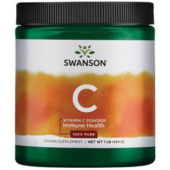 Витамин С, Pure Vitamin C, Swanson, порошок, 454 г - фото