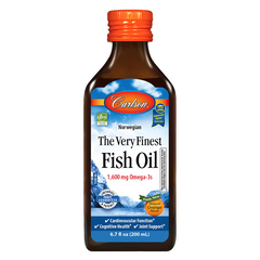 Рыбий жир, Fish Oil, Carlson Labs, норвежский, апельсин, 200 мл - фото