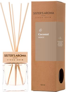 Аромадифузор Кокос, Reed Diffuser Coconut, Sister's Aroma, 120 мл - фото