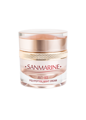 Полипептидный ночной крем, Polypeptide Night Cream, Sanmarine, 50 мл - фото