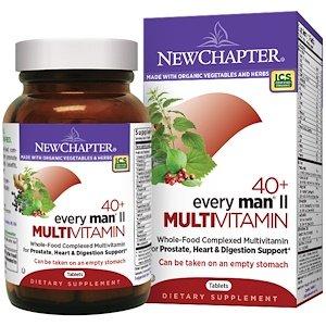 Мультивітамінний комплекс для чоловіків 40+, Man II Multivitamin, New Chapter, 96 таблеток - фото