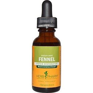 Фенхель, Fennel, Herb Pharm, органик, 29,6 мл - фото