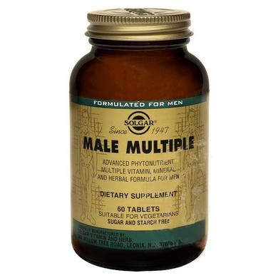 Вітаміни для чоловіків Male Multiple, Solgar, 60 таблеток - фото
