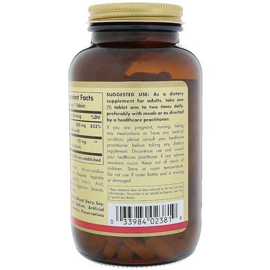 Витамин С с шиповником, Vitamin C, Solgar, 500 мг, 250 таблеток - фото