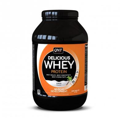 Протеїн, Delicious Whey Protein, Qnt, смак кокос, 908 г - фото
