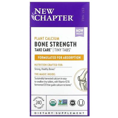 Комплекс для здоров'я кісток, Bone Strength, New Chapter, 240 минитаблеток - фото
