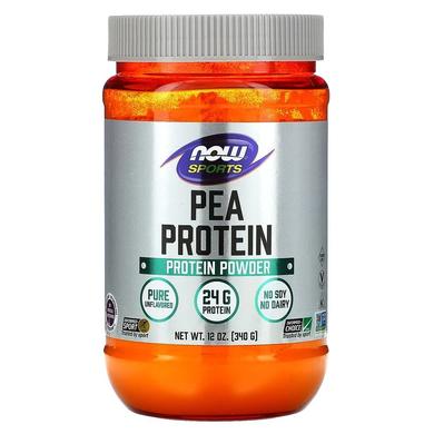Гороховий протеїн, Pea Protein, Now Foods, Sports, 340 гр - фото