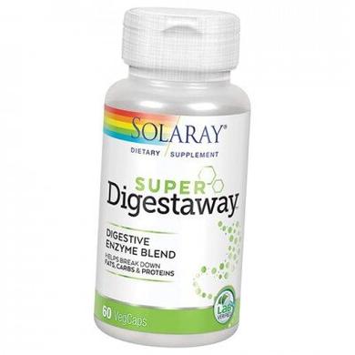 Супер ферменти для травлення, Super Digestaway, Solaray, 60 капсул - фото