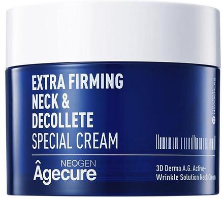 Антивозрастной крем для шеи и зоны декольте, Agecure Extra Firming Neck & Decollete Special Cream, Neogen, 80 мл - фото