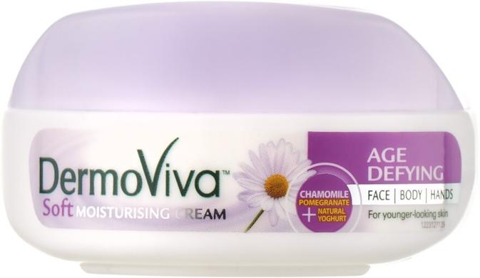 Антивіковий крем для обличчя, Vatika DermoViva Age Defying Moisturising Cream, Dabur, 70 мл - фото