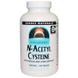 Ацетилцистеин, N-Acetyl Cysteine, Source Naturals, 1000 мг, 180 таблеток, фото – 1