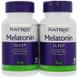 Мелатонін, Melatonin, Natrol, 3 мг, 2 флакони по 60 таблеток, фото – 1