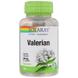 Валериана, экстракт корня, Valerian, Solaray, 470 мг, 180 вегетарианских капсул, фото – 1