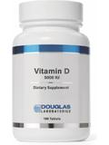 Витамин D 5000 МЕ, Vitamin D 5000 IU, Douglas Laboratories, 100 таблеток, фото