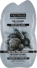 Маска-пленка для мужчин "Вулканический пепел", Feeling Beautiful Peel-Off Gel Mask, Freeman, 9 мл - фото