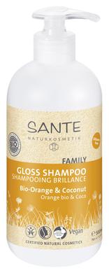 Био-Шампунь для блеска волос Апельсин и Кокос, Sante, 500 мл - фото
