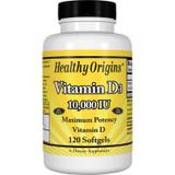 Вітамін Д3, Vitamin D3, Healthy Origins, 10 000 МО, 120 капсул, фото