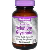 Селен, Selenium Glycinate, Bluebonnet Nutrition, 90 капс, фото