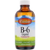 Витамин В6 (пиридоксин), Vitamin B6, Carlson Labs, 120 мл, фото