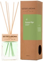 Аромадиффузор Зеленый инжир, Reed Diffuser Green figs, Sister's Aroma, 120 мл - фото
