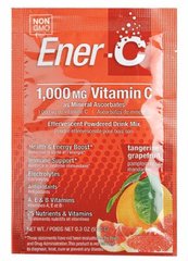 Витаминный напиток для повышения иммунитета, мандарин и грейпфрут, Vitamin C, Ener-C, 1пакетик - фото