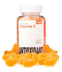 Вітамін С, смак апельсина, Vitamin C, Antioxidant, T-RQ, 60 жувальних цукерок - фото