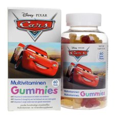 Мультивитамины, "Тачки", "Cars", Disney, 60 жевательных конфет - фото