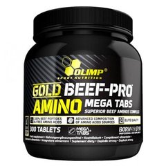 Амінокислота, Gold Beef Pro Amino, Olimp, 300 таблеток - фото