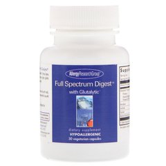 Пищеварительные ферменты, полная формула, Full Spectrum Digest, Allergy Research Group, 30 вегетарианских капсул - фото