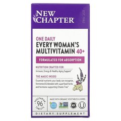 Мультивітаміни для жінок 40+, One Daily Multi, New Chapter, 1 в день, 96 таблеток - фото