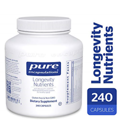 Поживні речовини для довгожительства, Longevity Nutrients, Pure Encapsulations, 240 капсул - фото