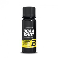 Амінокислоти BCAA 3000 Zero carb shot, Biotech USA, смак лайм, 1 шт х 60 мл - фото