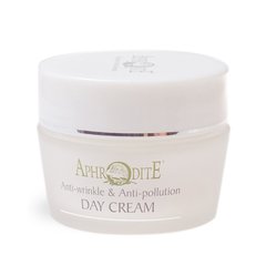 Антивіковий захисний денний крем, Day Cream Anti-Wrinkle & Anti-Pollution, Aphrodite, 50 мл - фото