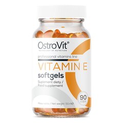 Витамин Е, Vitamin E, Ostrovit, 90 капсул - фото