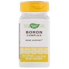 Бор, 3 мг, Boron Complex, Nature's Way, 100 капсул - фото