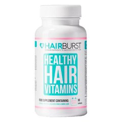 Вітаміни для росту та здоров'я волосся для веганів, HairBurst, 60 капсул - фото