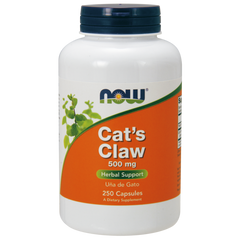 Кошачий коготь (Cat's Claw), Now Foods, 500 мг, 250 капсул - фото