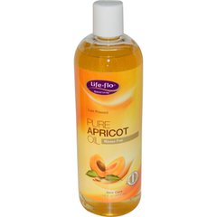Чистое абрикосовое масло, Life Flo Health, 473 мл - фото
