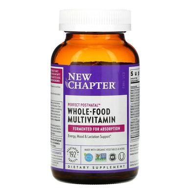 Мультивитаминный комплекс постнатальный, Postnatal MultiVitamin, New Chapter, 192 таблетки - фото