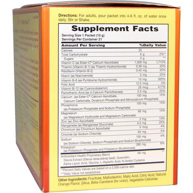Вітамін С шипучий, Естер С, American Health, апельсин, 1000 мг, 21 пакетик по 10 г - фото