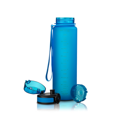 Бутылка для воды, голубая, UZspace, 1000 мл - фото