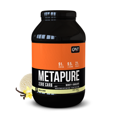 Протеїн, Metapure ZC Isolate, Qnt, смак ваніль, 908 г - фото