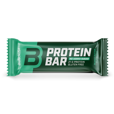 Батончик, Protein bar, BioTech USA, вкус арахисовая паста, 70 г - фото