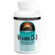Вітамін D3, Vitamin D-3, Source Naturals, 5000 МО, 120 капсул, фото – 1