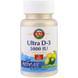 Витамин Д3, со вкусом лайма, Ultra Vitamin D-3, Kal, лимон-лайм, 5000 МЕ, 90 таблеток, фото – 1