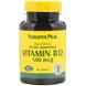 Вітамін В-12, Vitamin B-12, Nature's Plus, 500 мкг, 90 таблеток, фото – 1