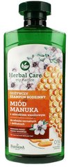 Шампунь Питательный для волос для всей семьи Мед Манука, Herbal Care Manuka Honey Family Shampoo, Farmona, 500 мл - фото