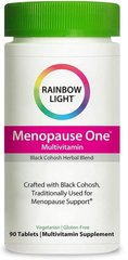 Мультивитамины для женщин, Menopause One, Rainbow Light, 90 таблеток - фото