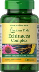 Комплекс эхинацеи, Echinacea Complex, Puritan's Pride, 450 мг, 100 капсул - фото