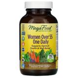 Мультивитамины для женщин 55+, Women Over 55 One Daily, MegaFood, 90 таблеток, фото